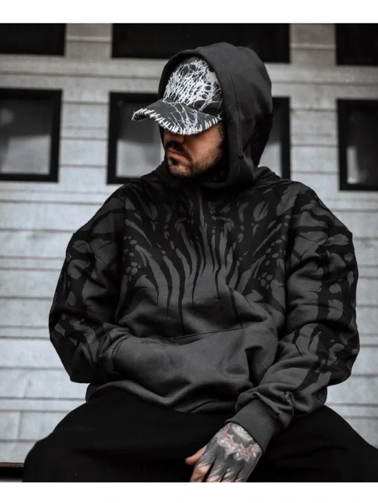 Stay Cold Apparel NECROBLADE Oversized Hoodie Size Large NWT SOLD OUT! - Picture 12 of 13